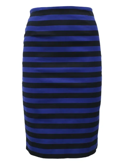 Prada Pre-Owned jupe mi-longue à rayures