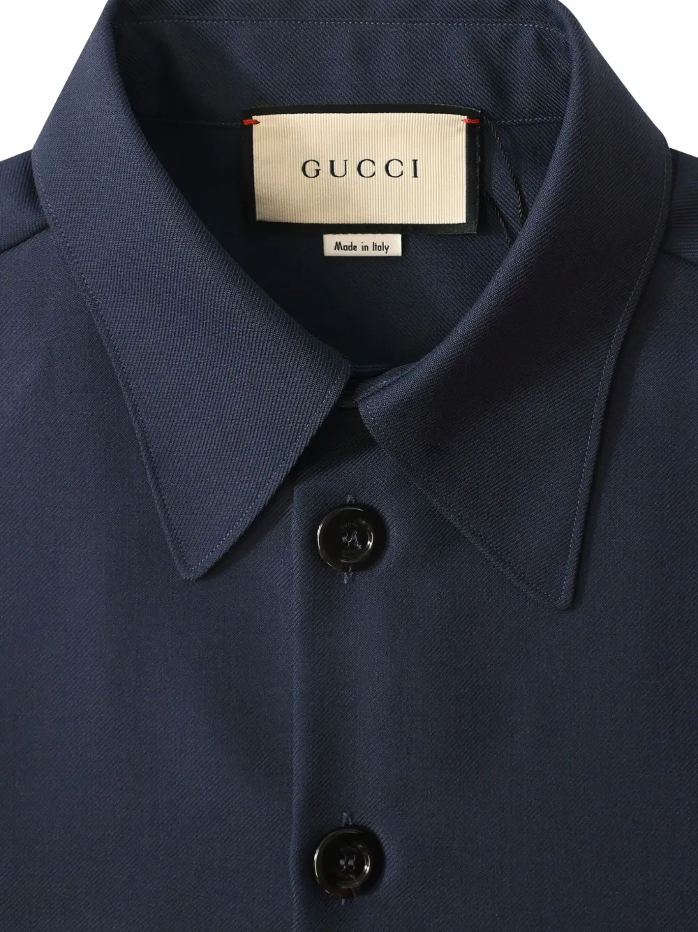 GUCCI Pre-owned Button-up Shirt In Blue