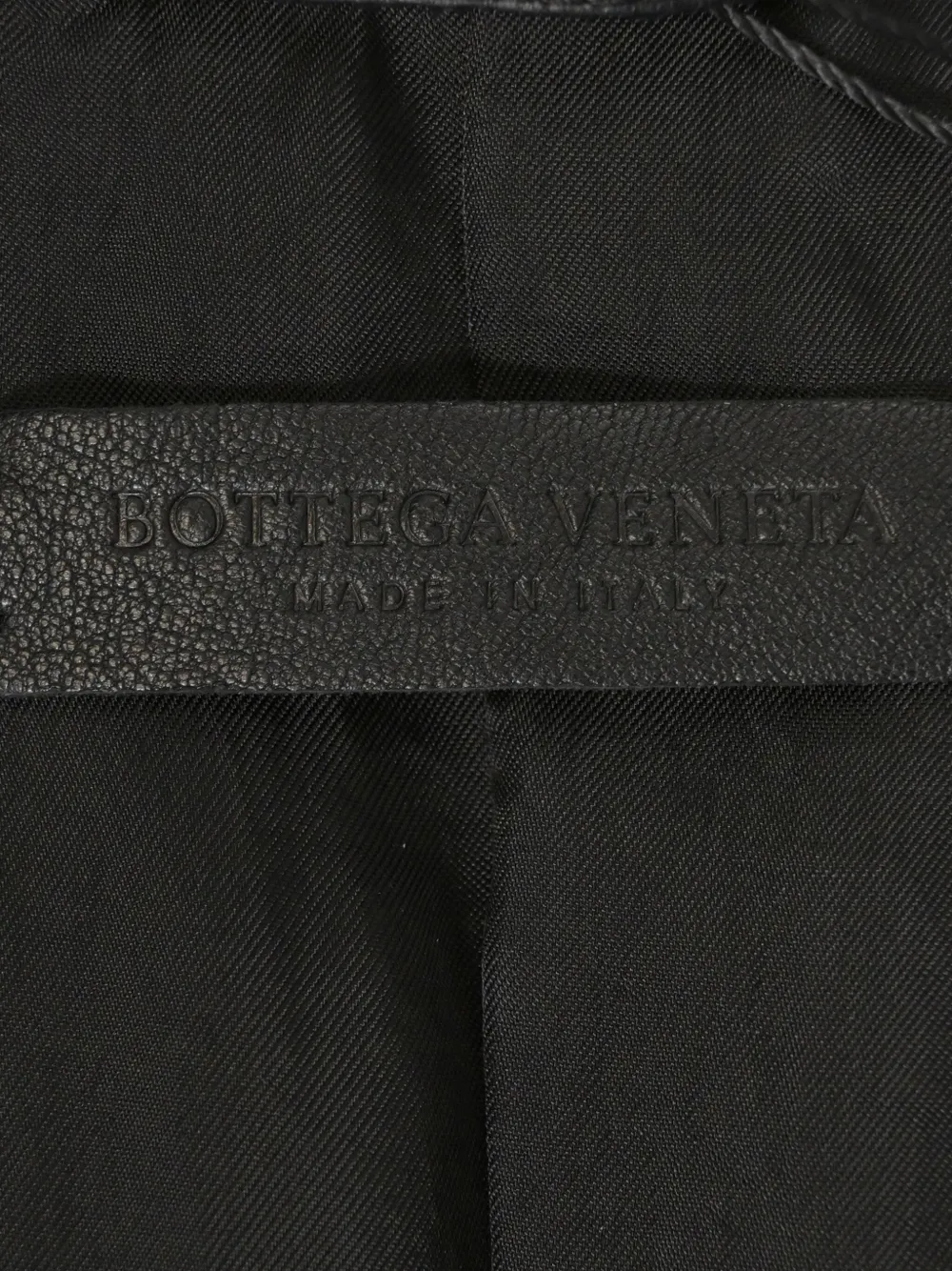 Pre-owned Bottega Veneta Single-breasted Leather Jacket In Black