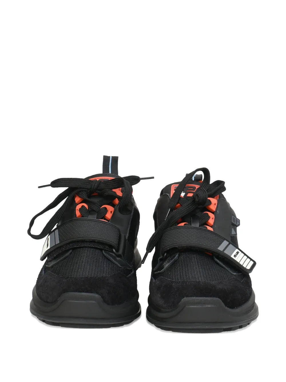 Pre-owned Prada Mechano Sneakers In Black