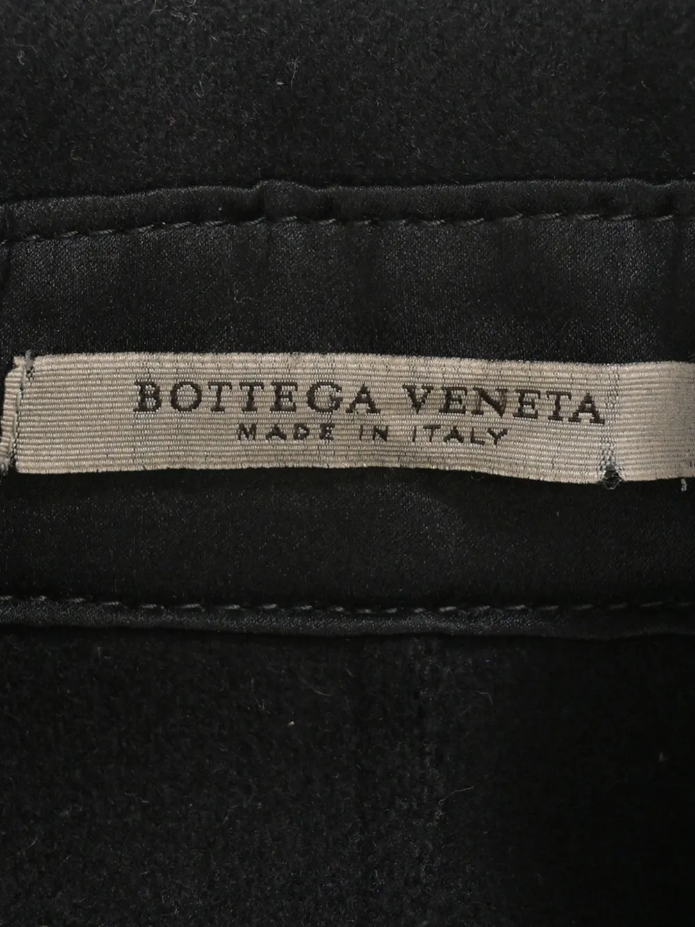 Pre-owned Bottega Veneta Double-breasted Jacket In Black