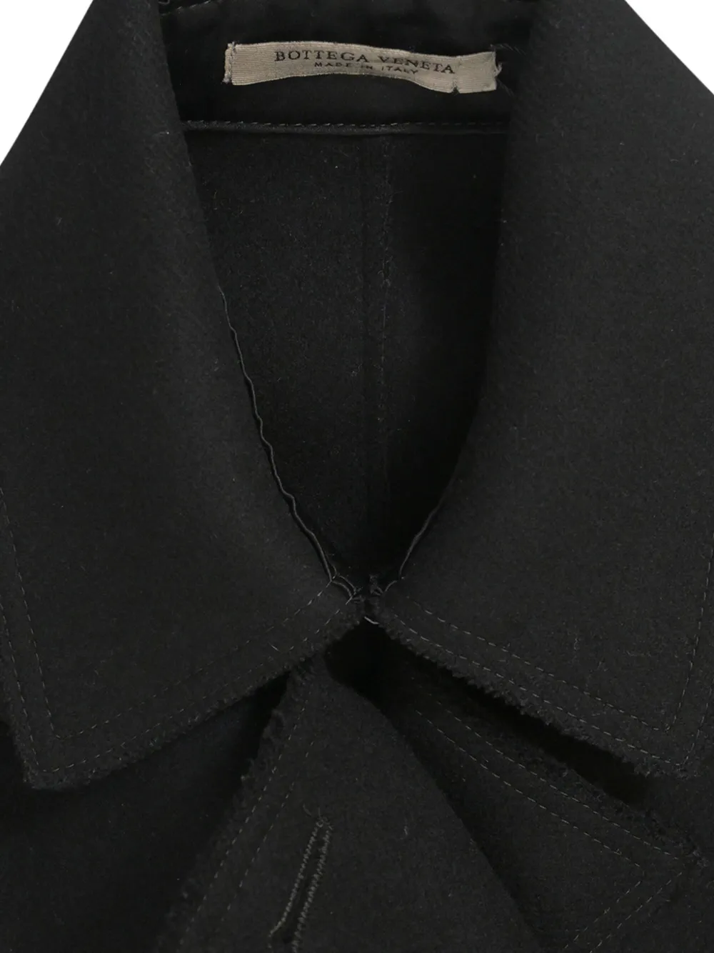 Pre-owned Bottega Veneta Double-breasted Jacket In Black