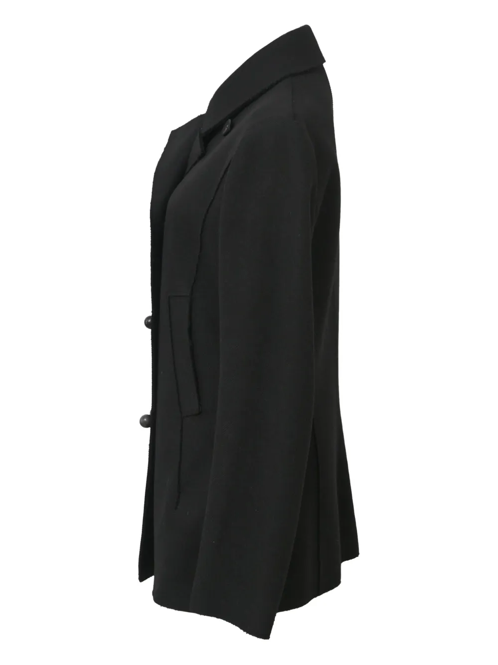 Pre-owned Bottega Veneta Double-breasted Jacket In Black