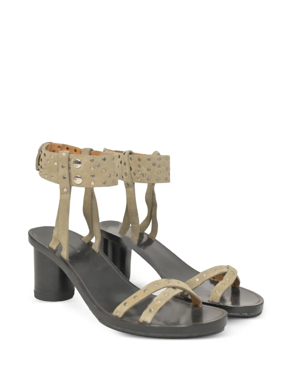 Isabel Marant Vintage Joakee sandalen met enkelbandje en studs - Beige