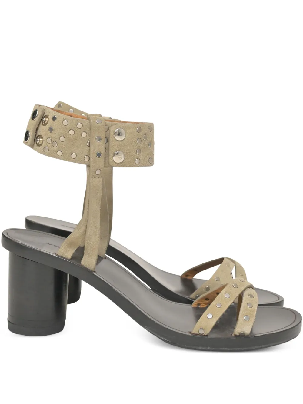 Isabel Marant Vintage Joakee studded ankle-strap sandals | Neutrals | Image 1