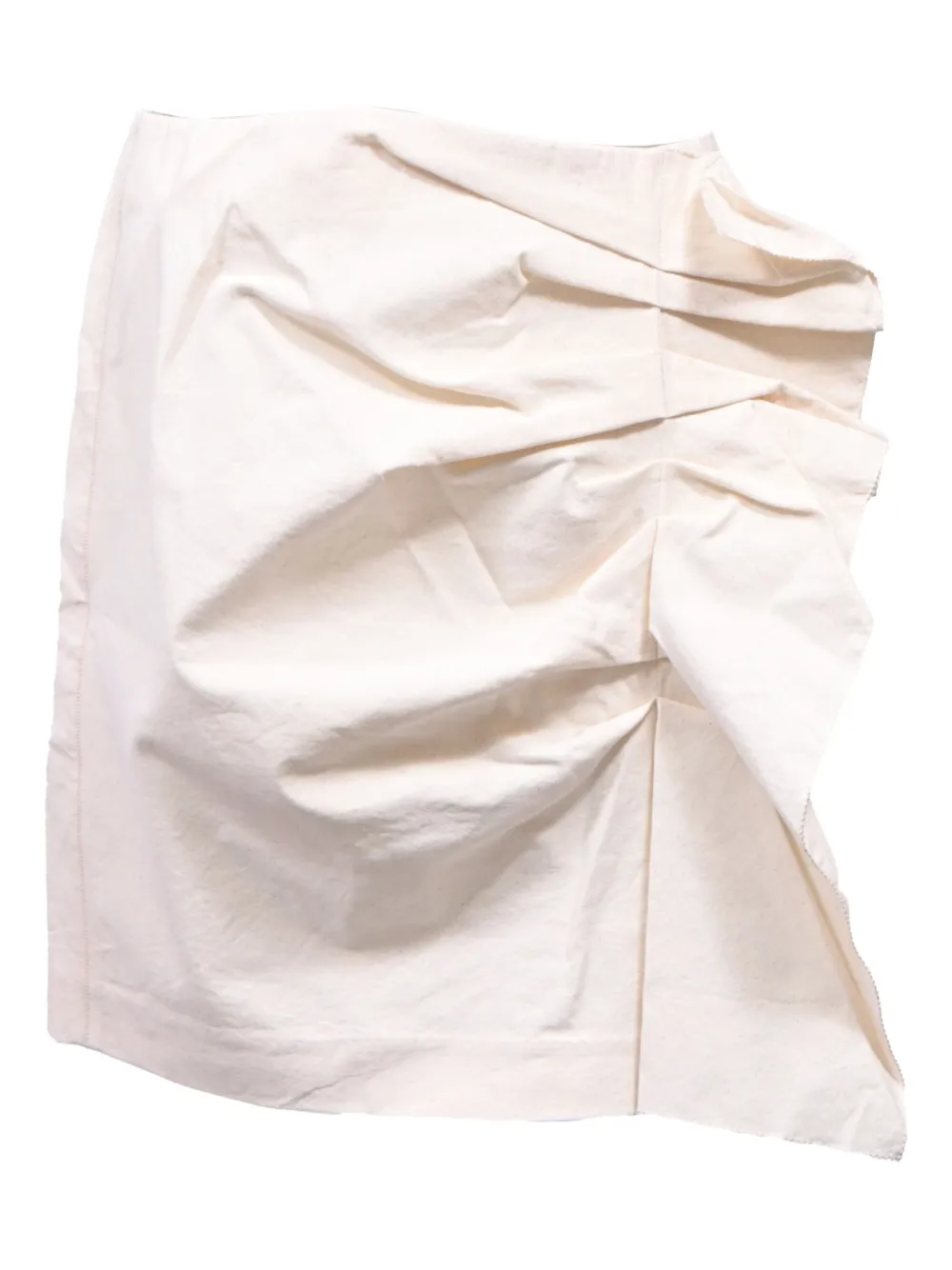 Isabel Marant Vintage Mini-rok met ruches - Beige