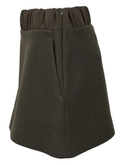 Neil Barrett gartered-waist A-line mini skirt