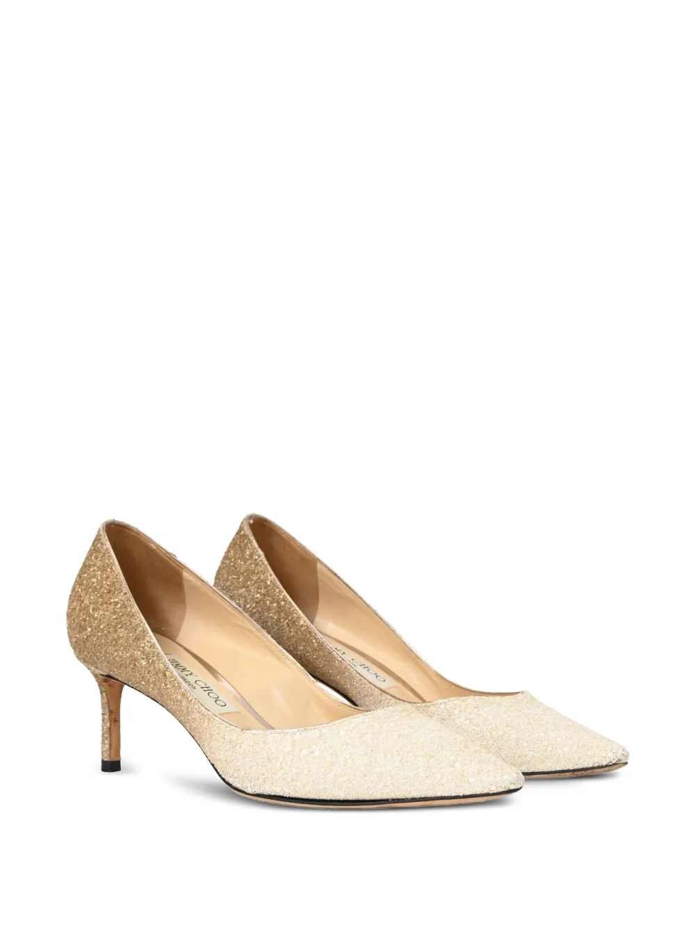 Jimmy Choo Pre-Owned pointed-toe glitter pumps | Image 2