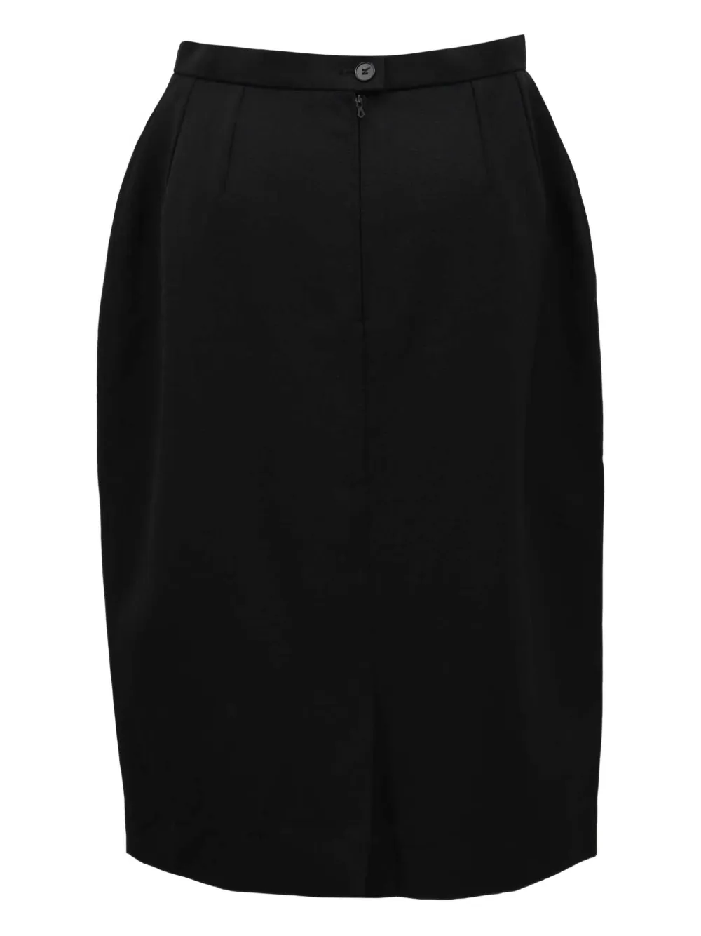 Christian Dior Pre-Owned Wollen kokerrok - Zwart