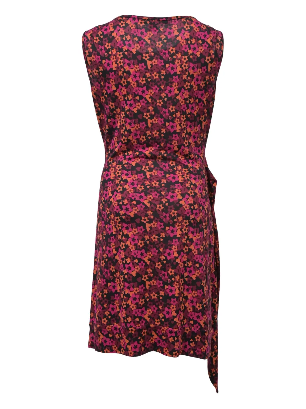 DVF Diane von Furstenberg Gedrapeerde jurk - Zwart