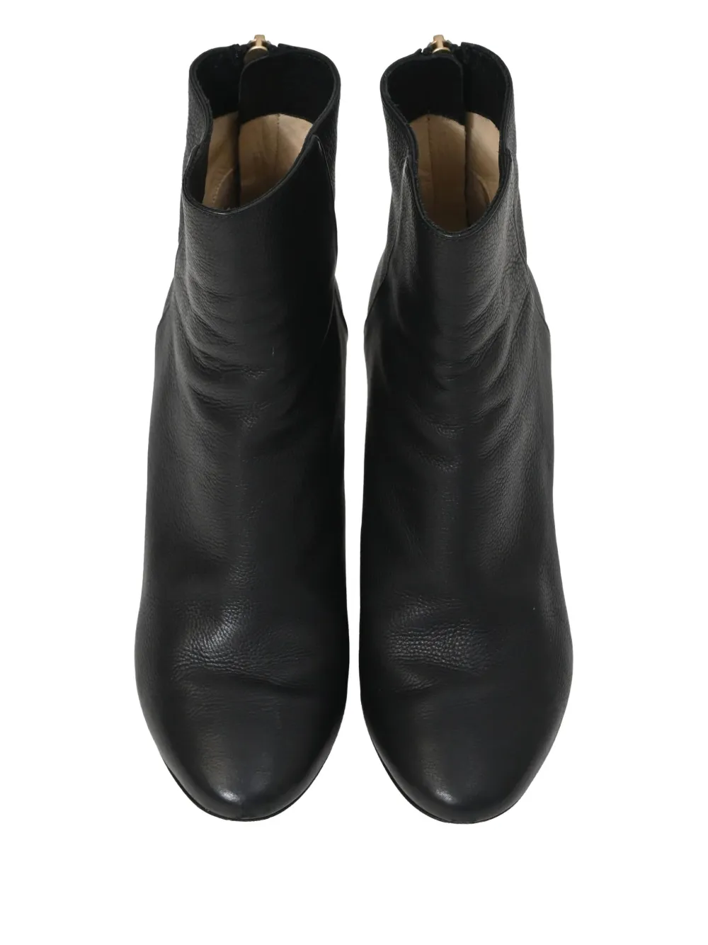 JIMMY CHOO Pre-owned 80mm Pointed-toe Ankle Boots In Black