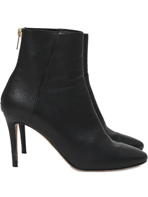 Jimmy Choo Pre-Owned 80mm pointed-toe ankle boots
