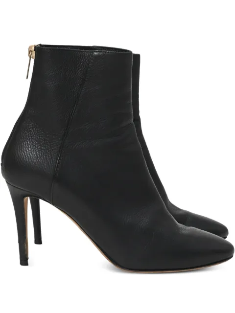 Jimmy Choo Pre-Owned 80mm pointed-toe ankle boots