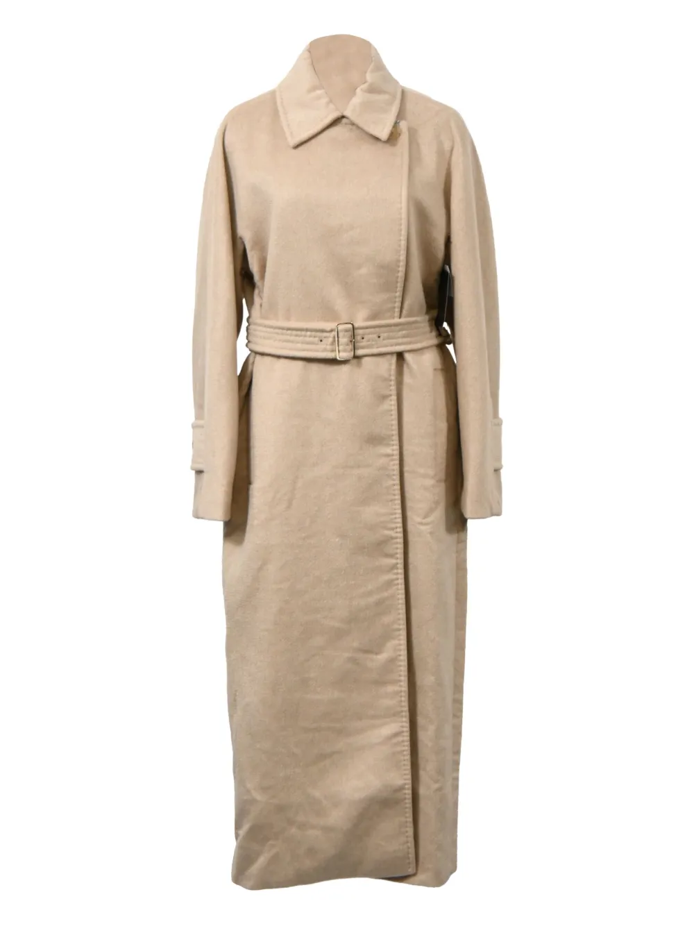 Max Mara belted wool coat - ニュートラル Max Mara belted wool coat - ニュートラル