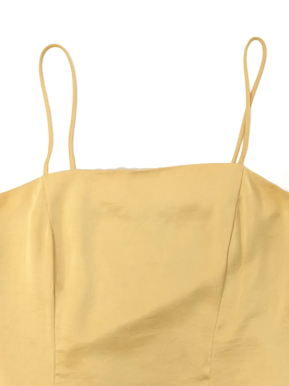 THEORY Pre-owned Cami-straps Midi Dress In Yellow