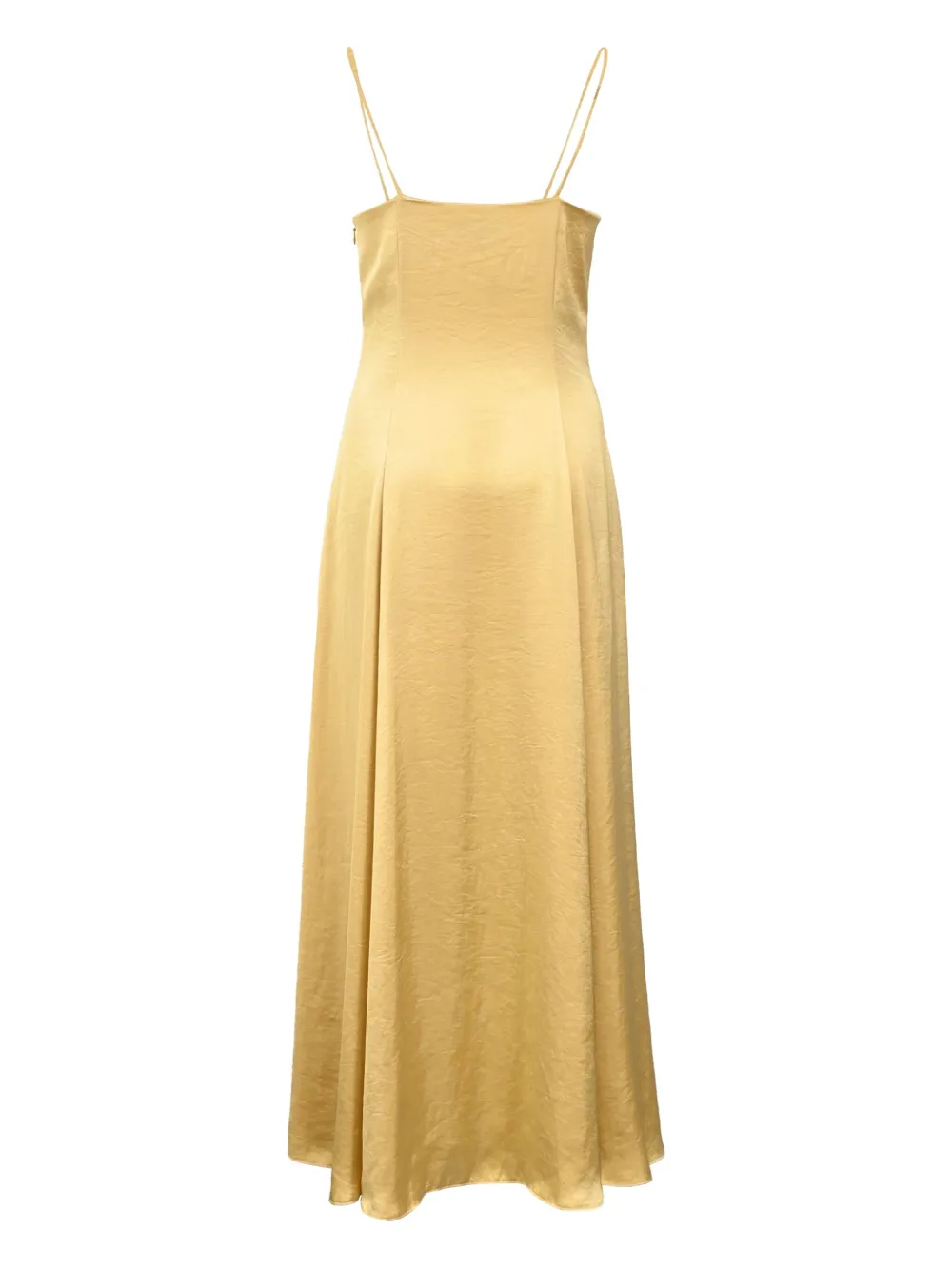 THEORY Pre-owned Cami-straps Midi Dress In Yellow