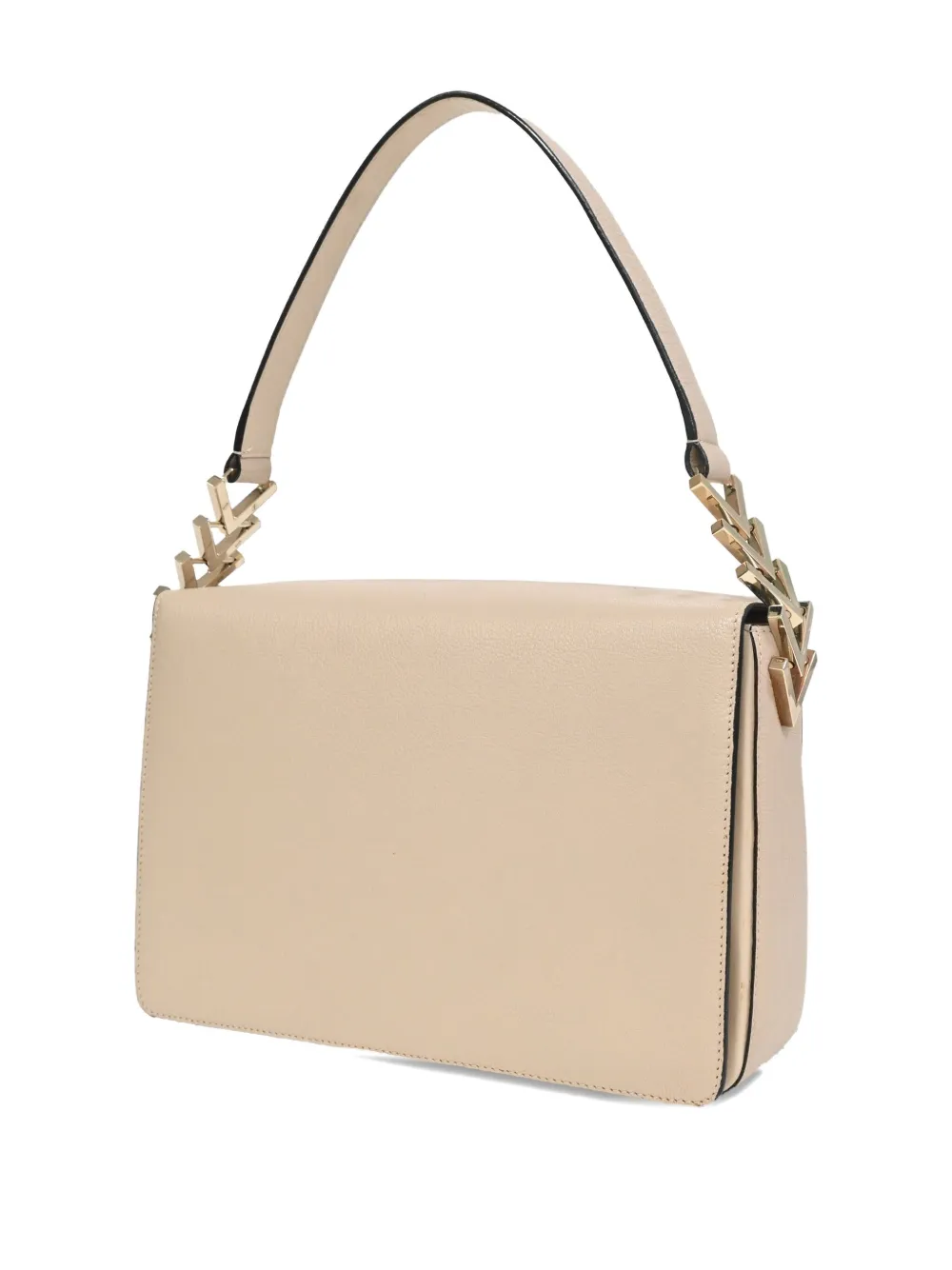 VICTORIA BECKHAM Pre-owned Flap Leather Tote Bag In Neutral