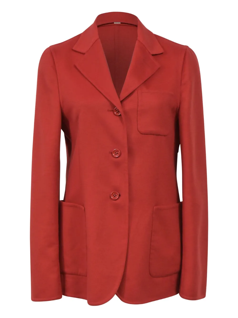 Bottega Veneta Pre-Owned buttoned patch-pocket blazer | Red | Image 1
