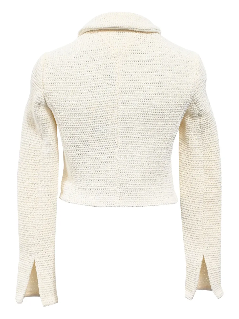 BOTTEGA VENETA Pre-owned Knitted Button-down Jacket In Neutral