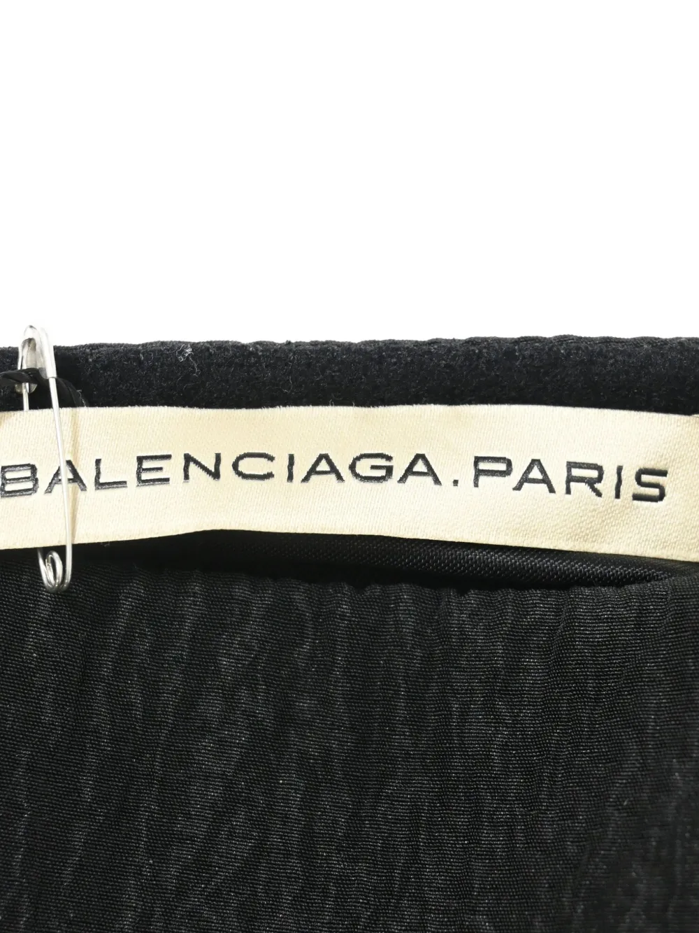 BALENCIAGA Pre-owned Crinkled-texture Mini Skirt In Black