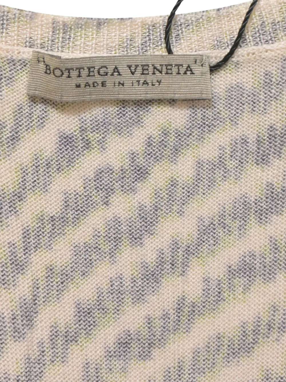 Pre-owned Bottega Veneta Stripe-printed Tank Top In Neutral