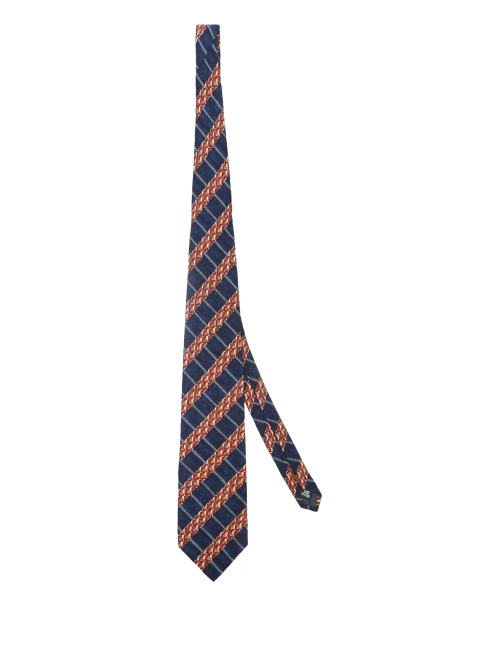 Christian Dior Pre-Owned monsieur printed neck tie - ブルー Christian Dior Pre-Owned monsieur printed neck tie - ブルー