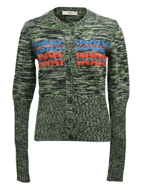 Prada Pre-Owned knitted buttoned cardigan