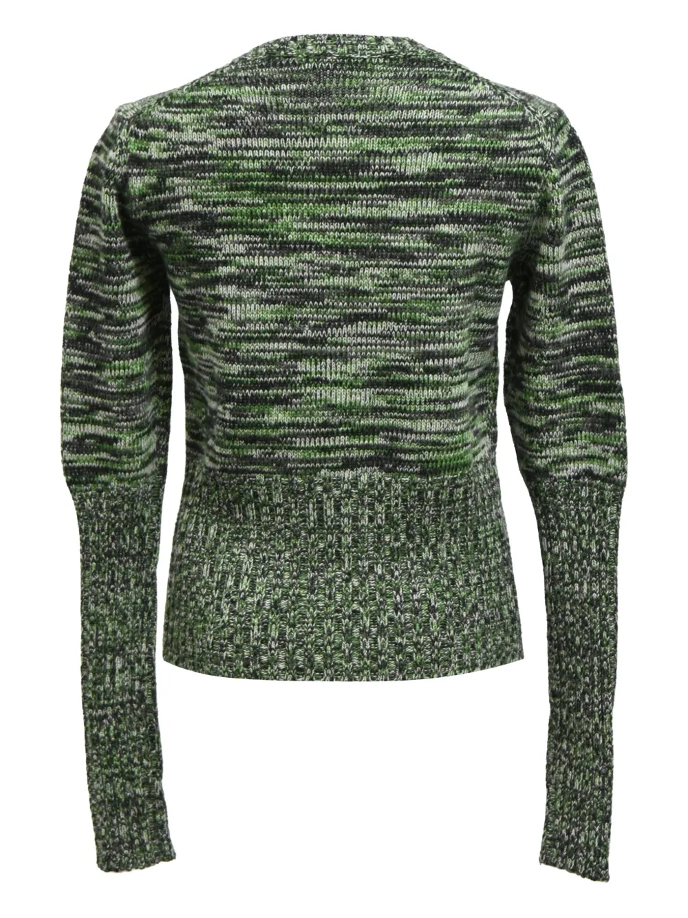 PRADA Pre-owned Knitted Buttoned Cardigan In Green