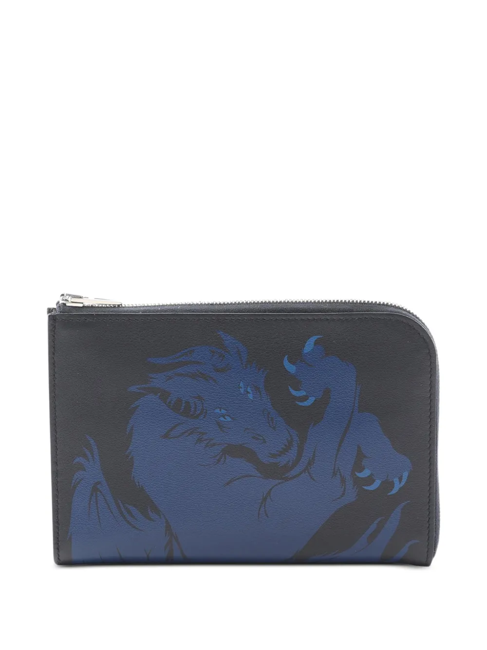 Hermès Pre-Owned 2020 Leather Remix Duo Chimeres Wallet long wallets | Blue | Image 1