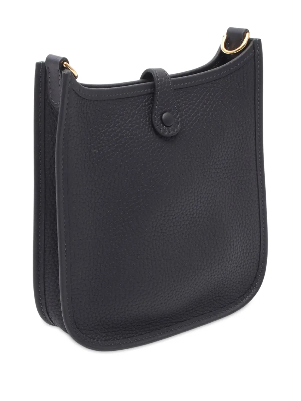 Pre-owned Hermes 2025 Clemence Evelyne Iii Pm Crossbody Bag In Blue