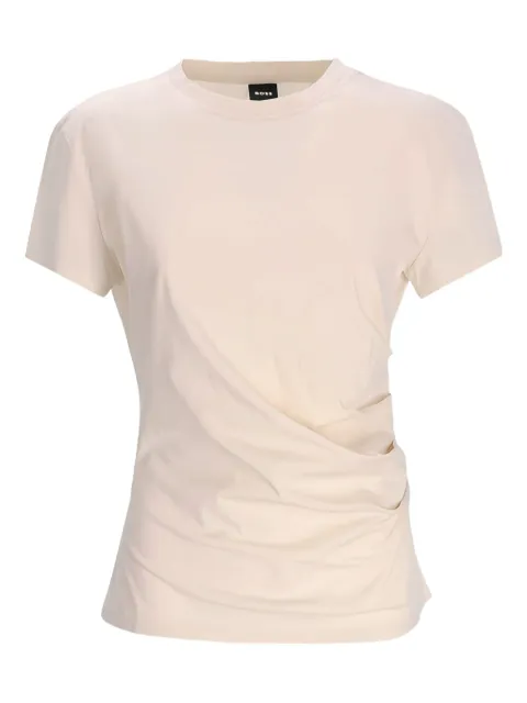 BOSS playera con detalle fruncido
