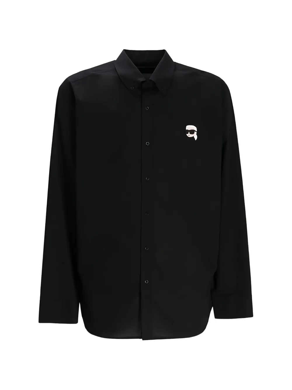 Karl Lagerfeld logo-detail shirt - Nero