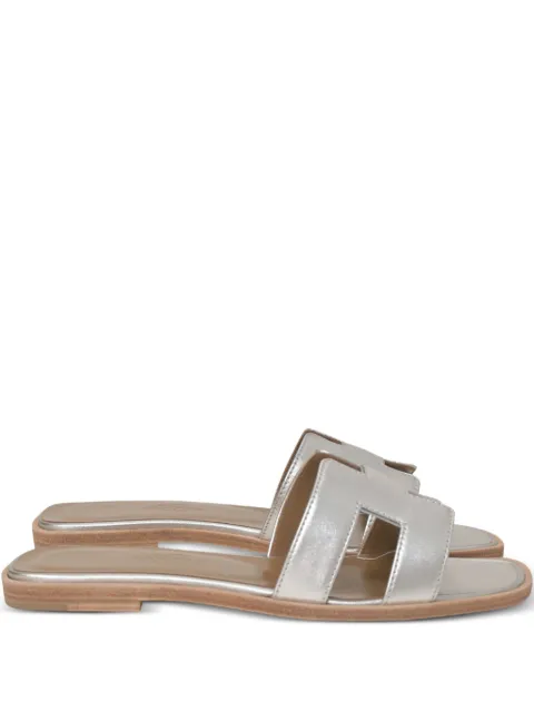 Hermès Pre-Owned Oran cut-out flat sandals