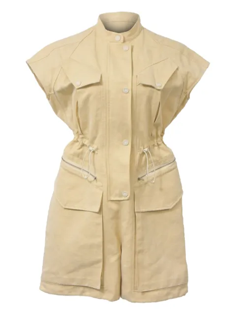 Hermès Pre-Owned 820mm drawstring buttoned jumpsuit