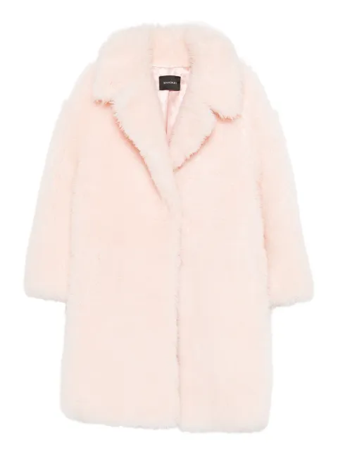 Manokhi abrigo con cuello