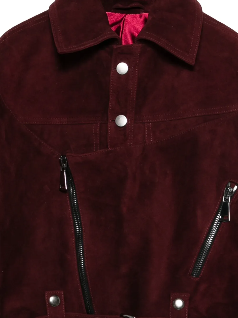 Zip Suede Jacket