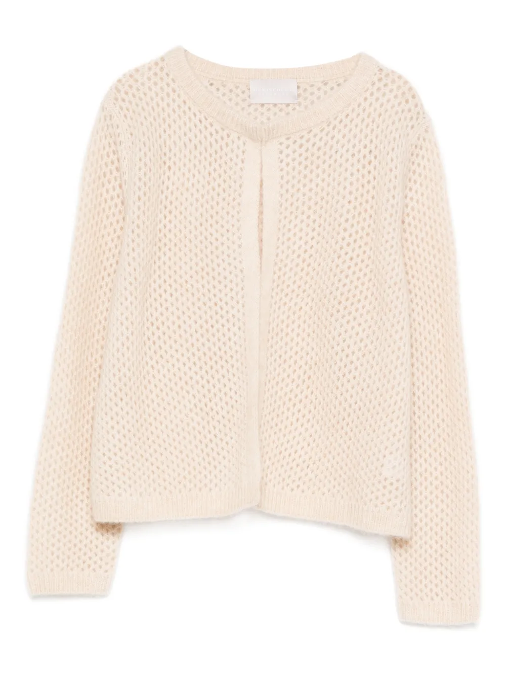 Hemisphere Cardigan in maglia traforata - Toni neutri
