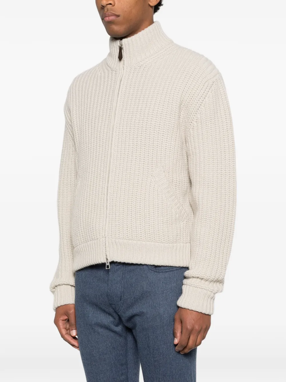 Jacob Cohën Vest met rits Beige