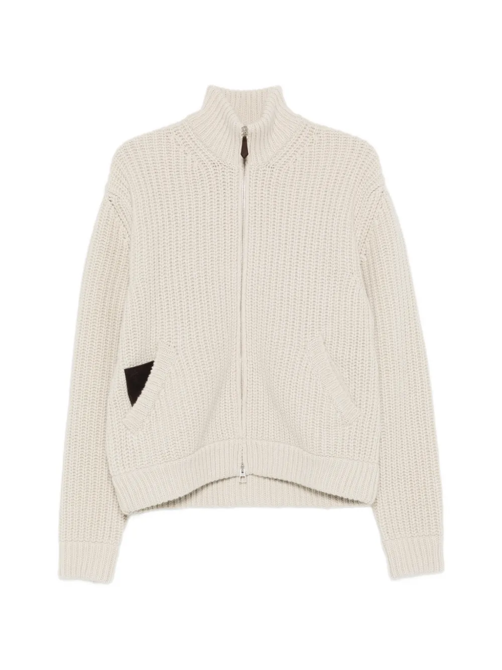 Jacob Cohën Cardigan mit Reißverschluss - Nude