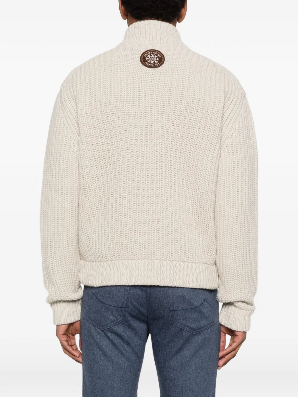 Jacob Cohën Vest met rits Beige