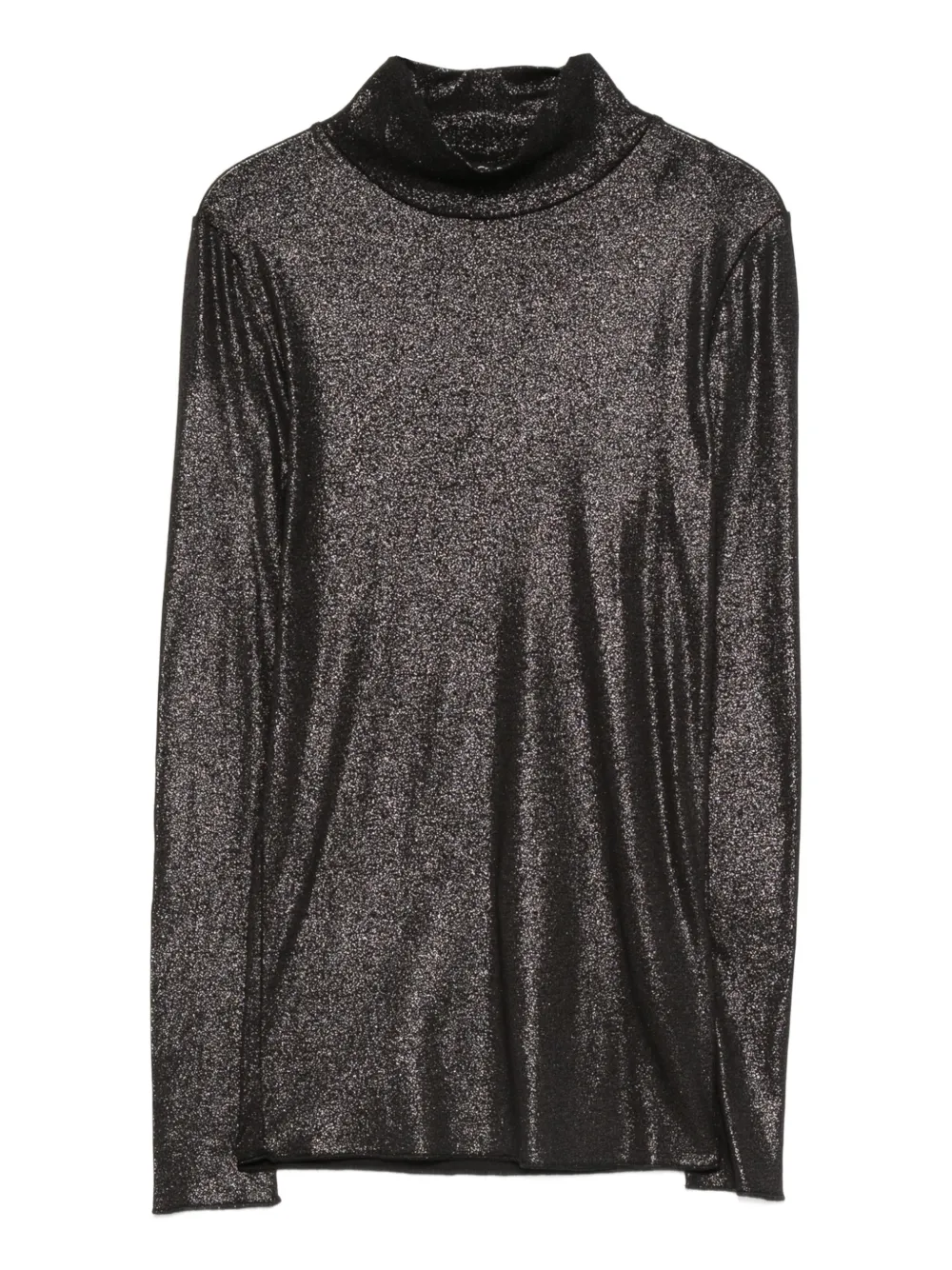 Luisa Cerano top con cuello vuelto | negro | Image 1