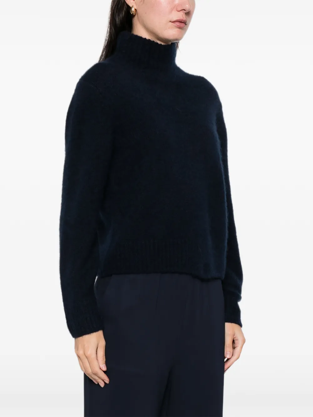  Hemisphere Funnel-neck Sweater - Blue 