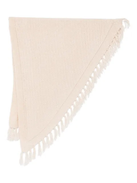Hemisphere tassel-detailed scarf