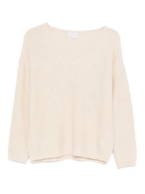 Hemisphere V-neck knitwear