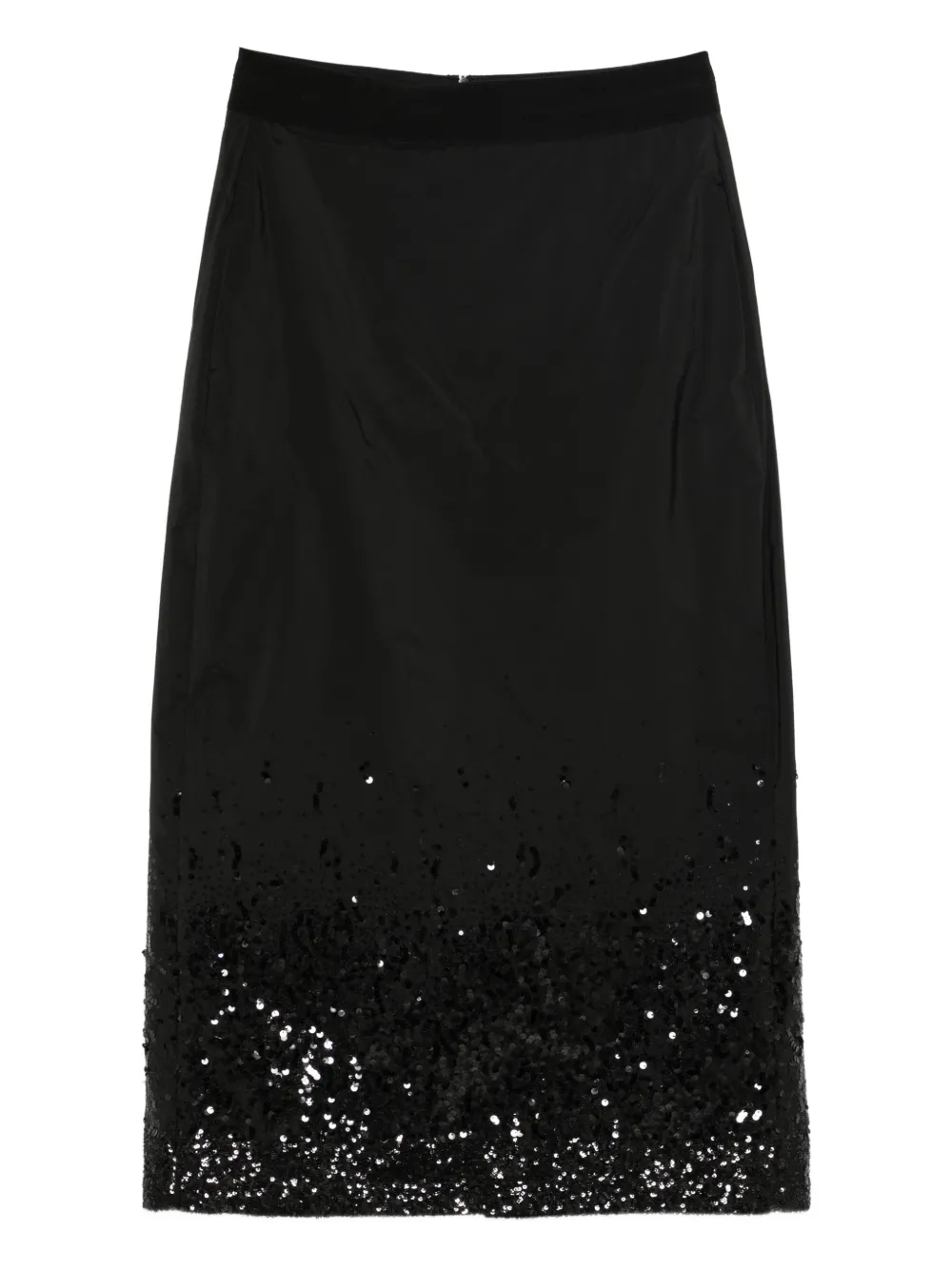 Luisa Cerano sequin-detail midi skirt | Black | Image 1