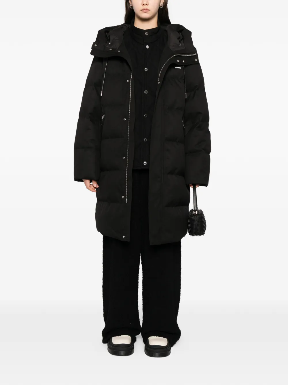 Team Wang Design The Original 1 Padded Coat In Black