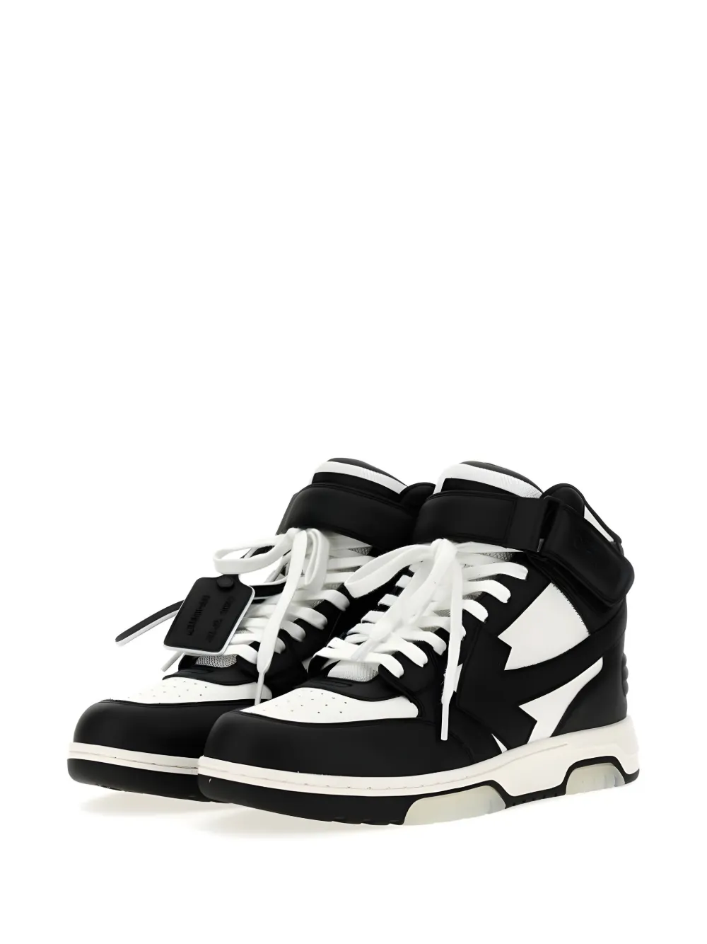 Off-White Out Of Office Mid Top sneakers Zwart
