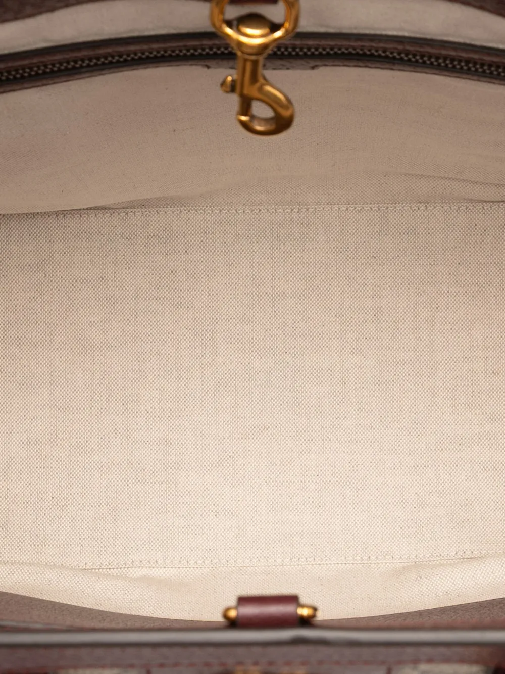 Pre-owned Gucci 2016-2025 Medium Gg Supreme And Quilted Mini Gg Canvas Double G Tote Satchel In Red