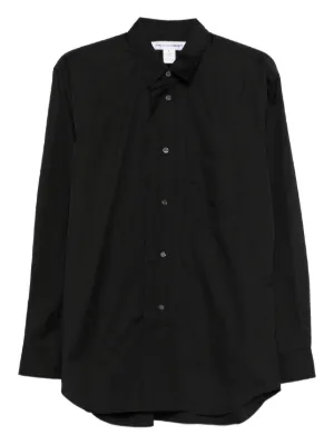 Yohji Yamamoto ボタン シャツ | ブラック | FARFETCH JP