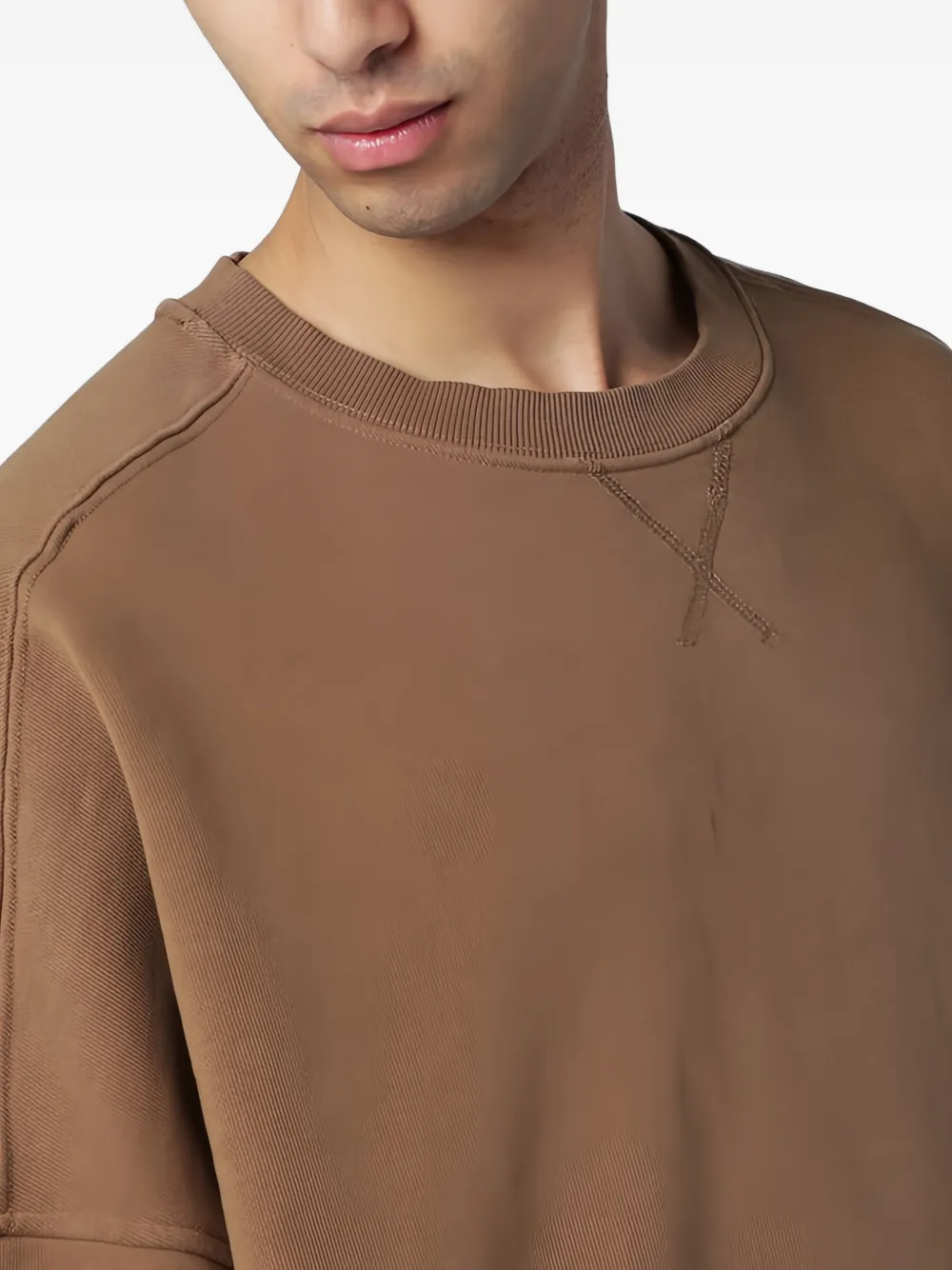 ENTIRE STUDIOS Sweater met ronde hals Bruin